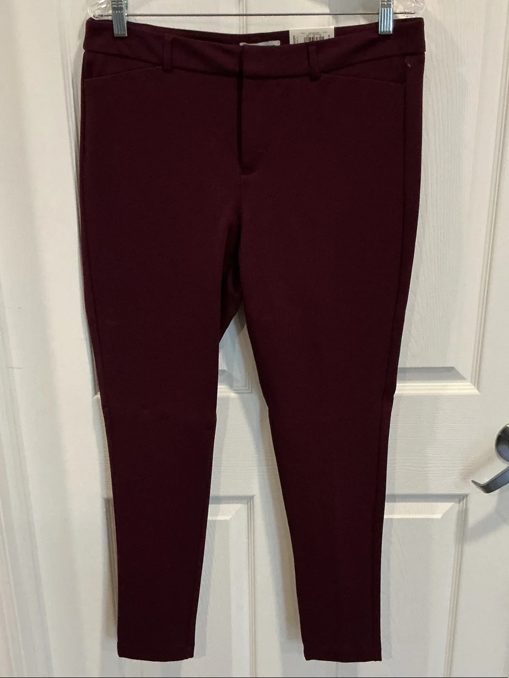 Elle Women's Skinny Mid Rise Slacks- NWT - Picture 1 of 8